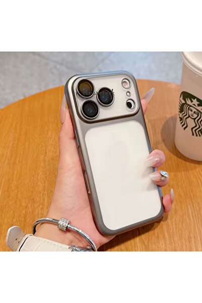 m.tk moveteck iPhone 17 Pro Max Case Full Camera Protection Metallic Shiny Color Edge Soft Silicone Lens Cover