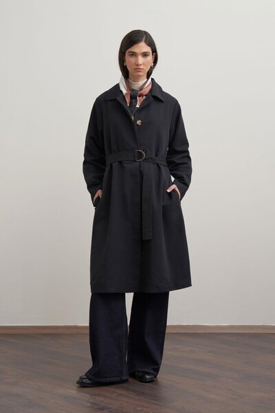 ALLDAY Μακρύ καμπαρντίνα με ζώνη