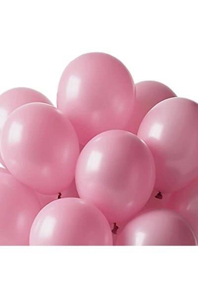 Flippy Set of 12 Standard Latex Balloons, 13 cm, Light Pink