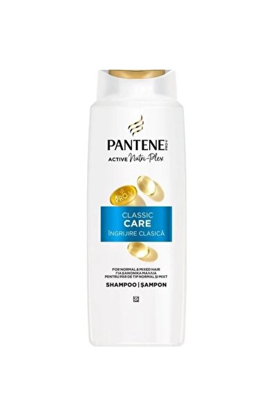 Pantene Set of 3 x Active Nutri-Plex Classic Care Shampoo, for Normal Hair, 325 ml