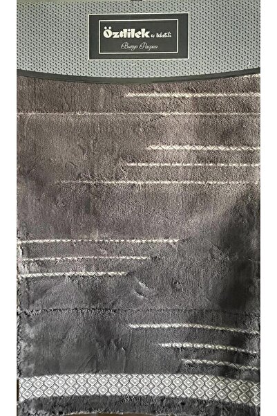 Özdilek Set od Pamuk komada prostirki za kupanje Dasin tamno sive boje