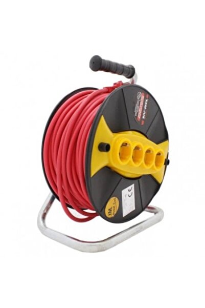 Campion Cablu prelungitor tip bobină 50m 3x2.5 BUL-MAX (BMX1388) + Mănuși de ...
