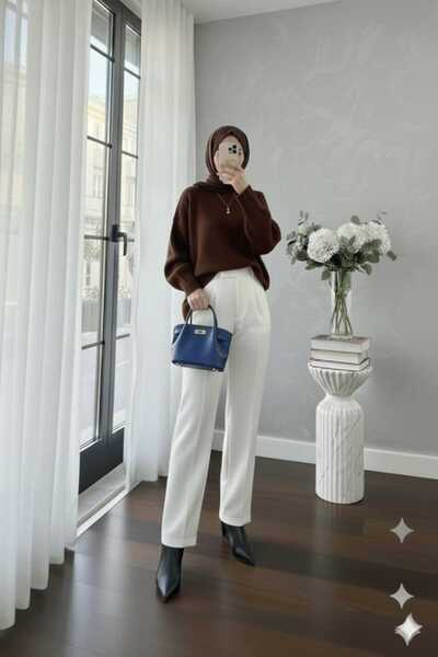 by nursel çiçek Women's Trend Oversized Sweater