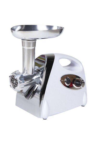 Campion Meat Grinder 3000 W, red accessories, sausage & meatball attachments, 3 plates, reverse function CMP