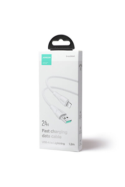 Joyroom Cablu Date si Incarcare (S-CL020A11), USB-C la Lightning, PD20W, QC3.0, Braided, 1.2m, White