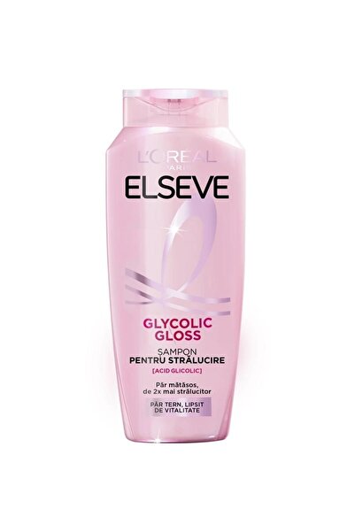ELSEVE Set of 2 x Glycolic Gloss Hair Shine Shampoo, 400 ml