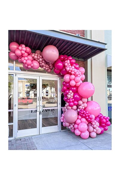 Flippy Set of 12 Standard Latex Balloons, 13 cm, Rose Red