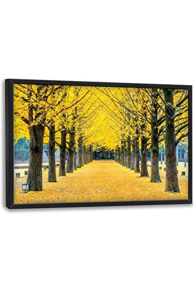 ALAYRA International Beautiful Framed Canvas Wall Art 60×90 cm with Outer Fra...