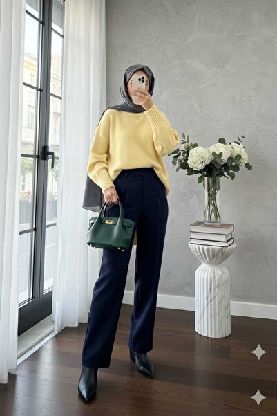 by nursel çiçek Women's Trend Oversized Sweater