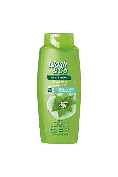 Wash and Go Set of 3 Wash&Go Shampoo with Nettle Extract, for Hair Prone to B...