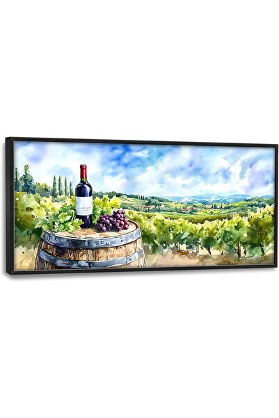 ALAYRA International لوحة فنية جدارية قماشية جميلة بإطار خارجي مقاس 50×100 سم...