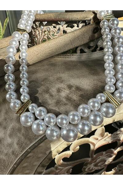 Mua Bijoux Pearl Necklace 2 Rows