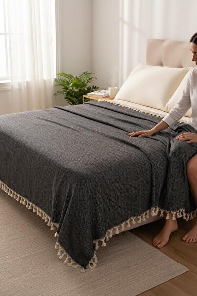 TECHTACT 100% Natural Cotton Double Pique 200X320 cm Soft Textured, Lightweig...