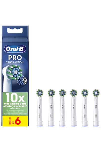 Oral-B Capete de periuță de dinți de schimb Pro Cross Action, 6 buc.