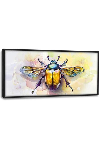 ALAYRA International لوحة فنية جدارية قماشية جميلة بإطار خارجي مقاس 50×100 سم...