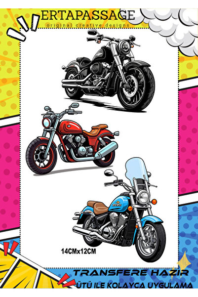 ErTaPassage motor 2 DTF Transfer Baskı – Ütüyle Yapışan – Tişört İçin Kolay U...
