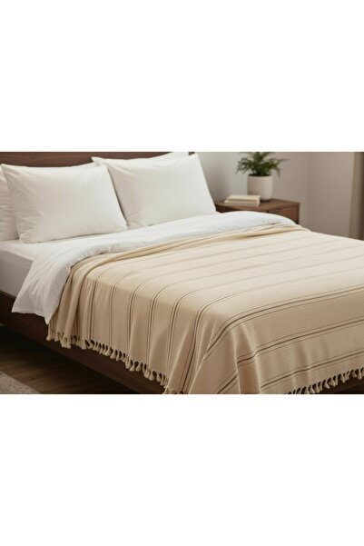 TECHTACT غطاء سرير مزدوج من القطن الطبيعي 100%، مقاس 200x320 سم، ناعم الملمس،...