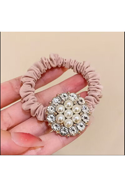 TChic 4-Piece Brooch Detailed Rubber Buckle