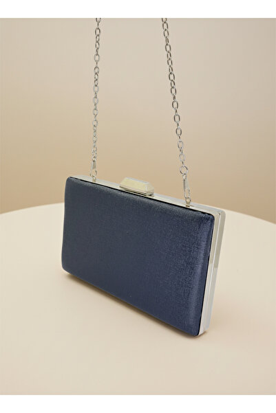 Biçanta Navy Blue Color Matte Anti-Scratch Leather Wedding Engagement Graduation