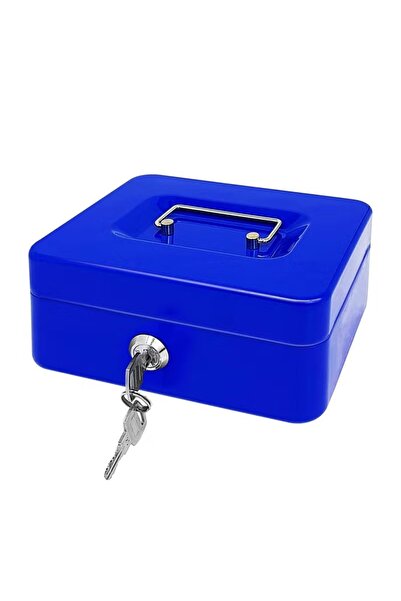 Generic صندوق نقود عملات معدنية قابلة للازالة مزود بقفل ومفاتيح