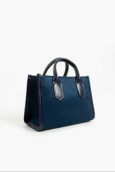 ÖZÜM TAKI Women's Set Handbag and Shoulder Bag Navy Blue