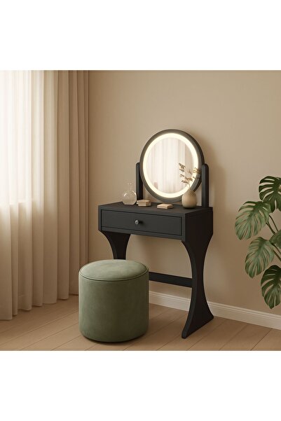 Lapiri 1.Sınıf Premium Kalite %100 Mdf Led Işıklı Aynalı Modern Makyaj Masası...