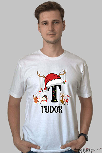 GILDAN Tricou Craciun Tudor Litera T Cu Reni Si Mosul Barbat