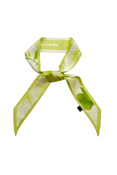 OMG Natural silk scarf, 6 x 125 cm, spring green