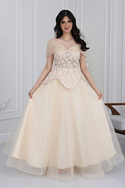 modern designer فستان سهرة مناسبات ملكي