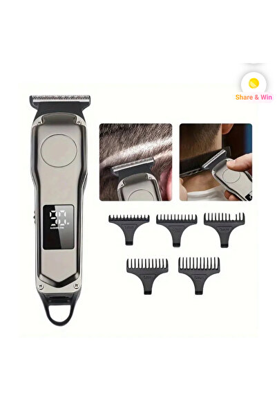Generic Professional Hair Trimmer & Hair Clipper for Men – Precision Grooming Tool with Stainless Steel