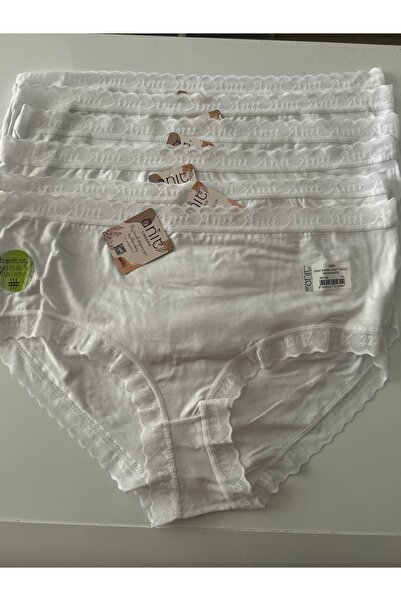 nuda luna Women's Bato Panties 100% Bamboo Breathable 6-Pack