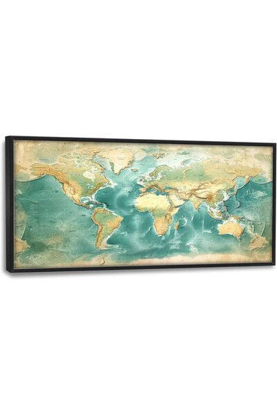 ALAYRA International لوحة فنية جدارية قماشية جميلة بإطار خارجي مقاس 60×120 سم...