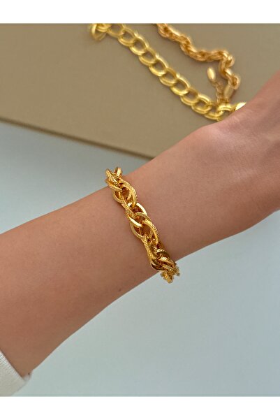 YOUES JEWELRY Jeweler Model Chain Gold Women's Bracelet