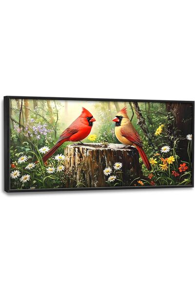 ALAYRA International لوحة فنية جدارية قماشية جميلة بإطار خارجي مقاس 60×120 سم...