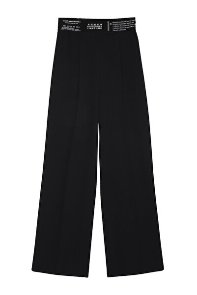 Shoe Box By Quzu Quzu 71153 Pantaloni de damă cu detalii din cauciuc