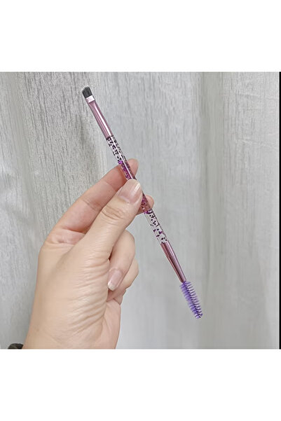 DFCOSMETICS İKİ UÇLU KAŞ BOYAMA KİRPİK PERMA LIFTING TARAMA FIRÇASI EYE BROW ...