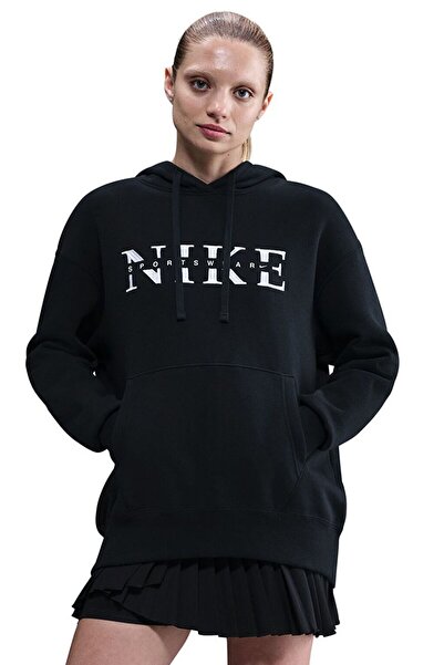 Nike Women's sweatshirt w nsw phnx flc po hood gls Hooded sweatshirt hoodie