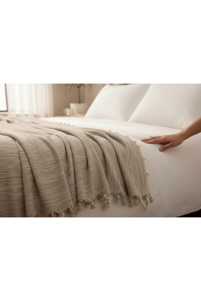 TECHTACT 100% Natural Cotton Double Pique 200X240 Cm, Soft Textured, Lightwei...