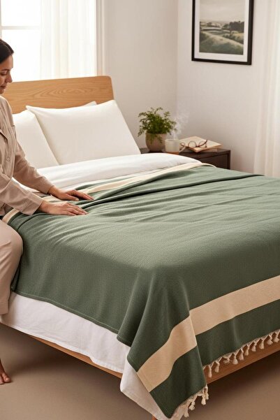 TECHTACT 100% Natural Cotton Double Pique 200X240 Cm, Soft Textured, Lightwei...