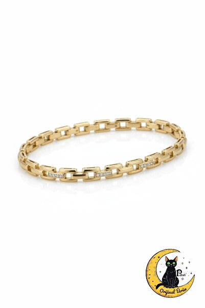 POKAK XUPING 14k Altın Kaplama XP Damgalı Kuyumcu İşçiliği VIP Bileklik