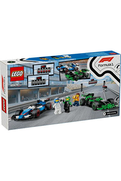 LEGO LEGO® City Construction Set - F1® Starting Grid with 2 x Formula 1 Racing Cars, 60474,