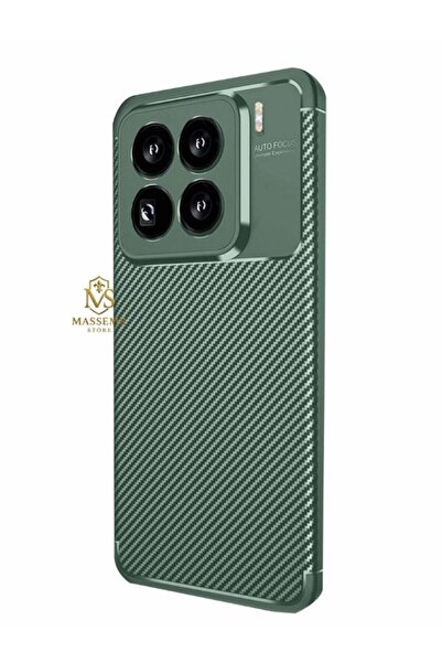 Massemr Xiaomi Mi 15 Pro Case Auto Focus Carbon Cover Shock-Absorbing Slim Design Premium Protection Cover