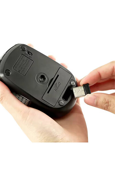 Generic Wireless Mouse – Ergonomic, High-Precision Optical Mouse, USB Receiver, Compatible with Windows