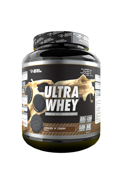 Refined Nutrition ألترا واي ٢ كجم - كوكيز آند كريم | بروتين مصل اللبن النخبة للقوة والعضلات