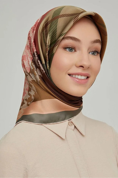 Armine Silk Scarf 8620D (S) (Nostalgia Sura)- 8620D 11