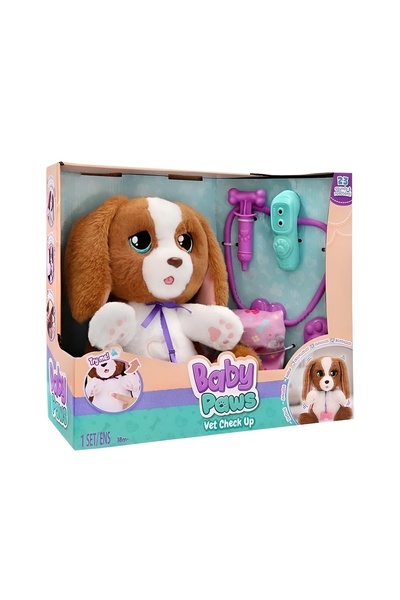 Baby Paws 25Cm Pelus Veterıner Setı BAW0600 Orjinal Lisanslı Oyuncak