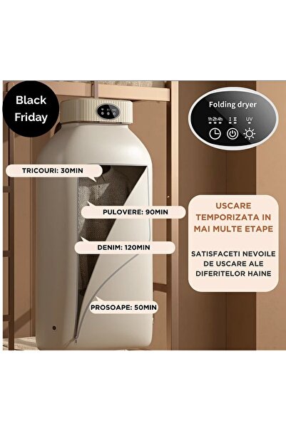 arwil FOLDABLE AND PORTABLE ELECTRIC CLOTHES DRYER