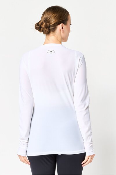 Under Armour Women Sportswear Fit Long Sleeve Training T-Shirt, Off White