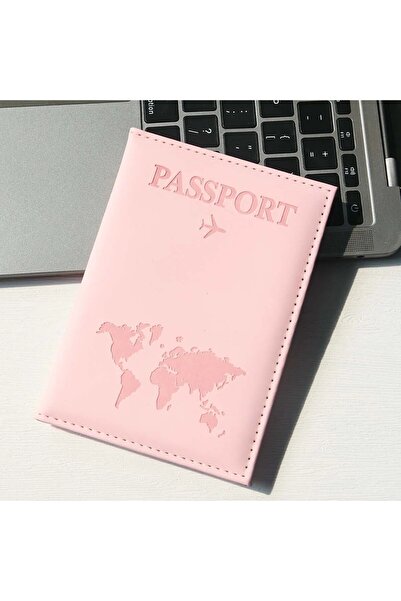 Boldy Map Patterned Passport Case - Pocketed Passport Protection Case - Passp...