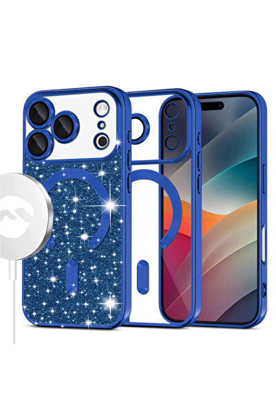 Apple Husa MagSparks » iPhone 17 Pro, Блестящ, Двуслоен, Калъф за обектив, Тъ...